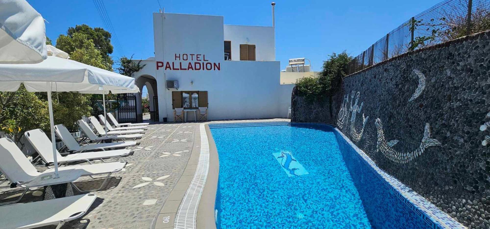 Hotel Palladion Karterados  Exteriör bild